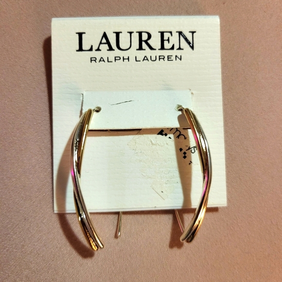 Lauren Ralph Lauren Jewelry - Two-tone earrings in silver and gold